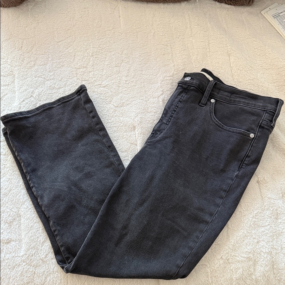 Madewell Cali Demi Boot Cut black jeans - 32